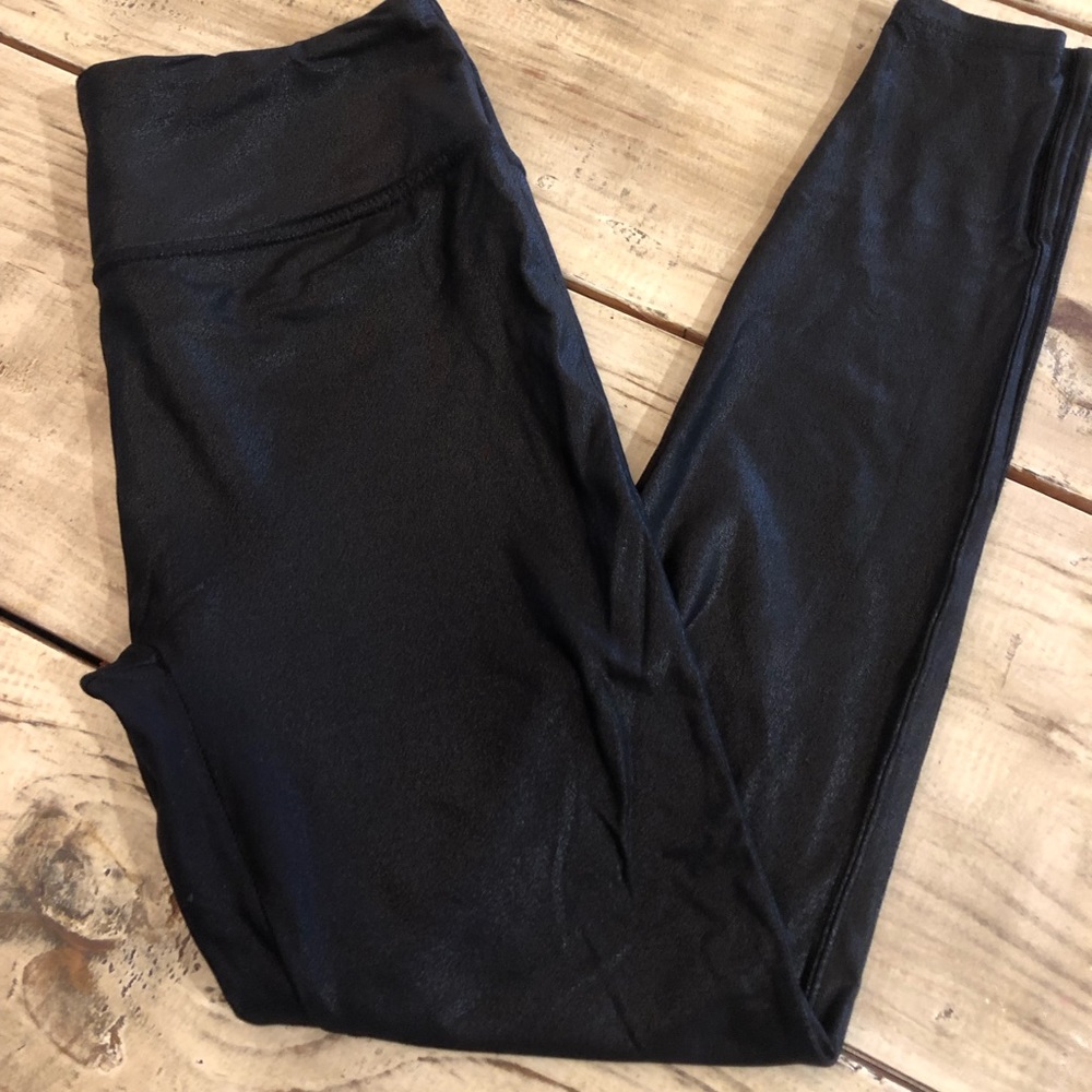 “Pleather” leggings! LIKE NEW! Shimmer!